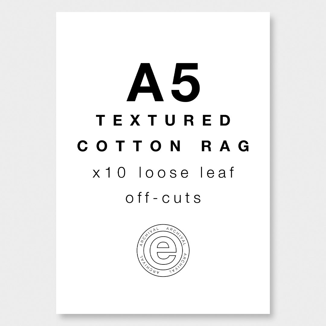 Textured Cotton Rag Paper Off-cuts Pack