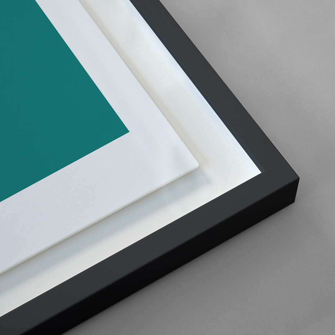 Custom Size // Epson Enhanced Matte Print + Black Float Frame + Standard Glass