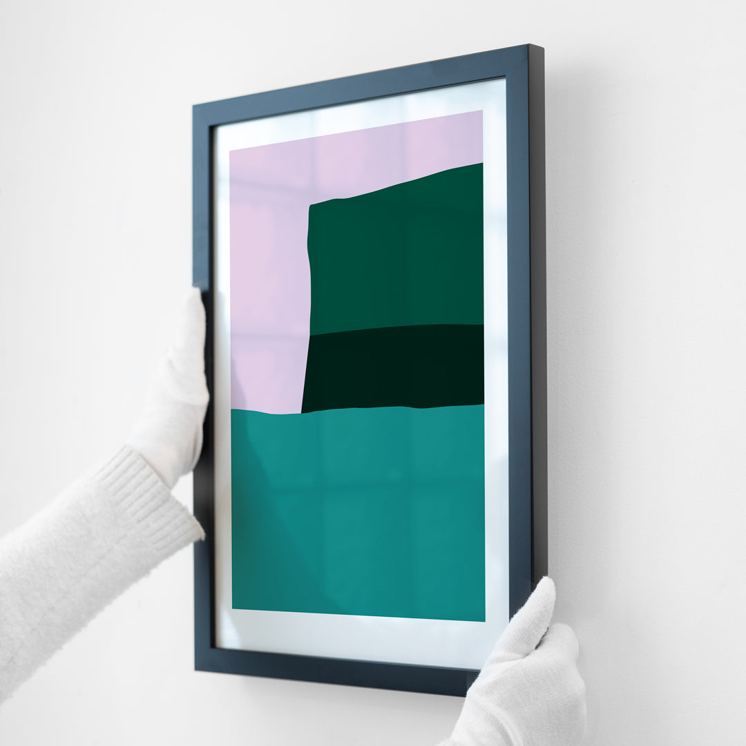 Epson Enhanced Matte | SIMPLE FRAMED + STANDARD GLASS | Black Skinny