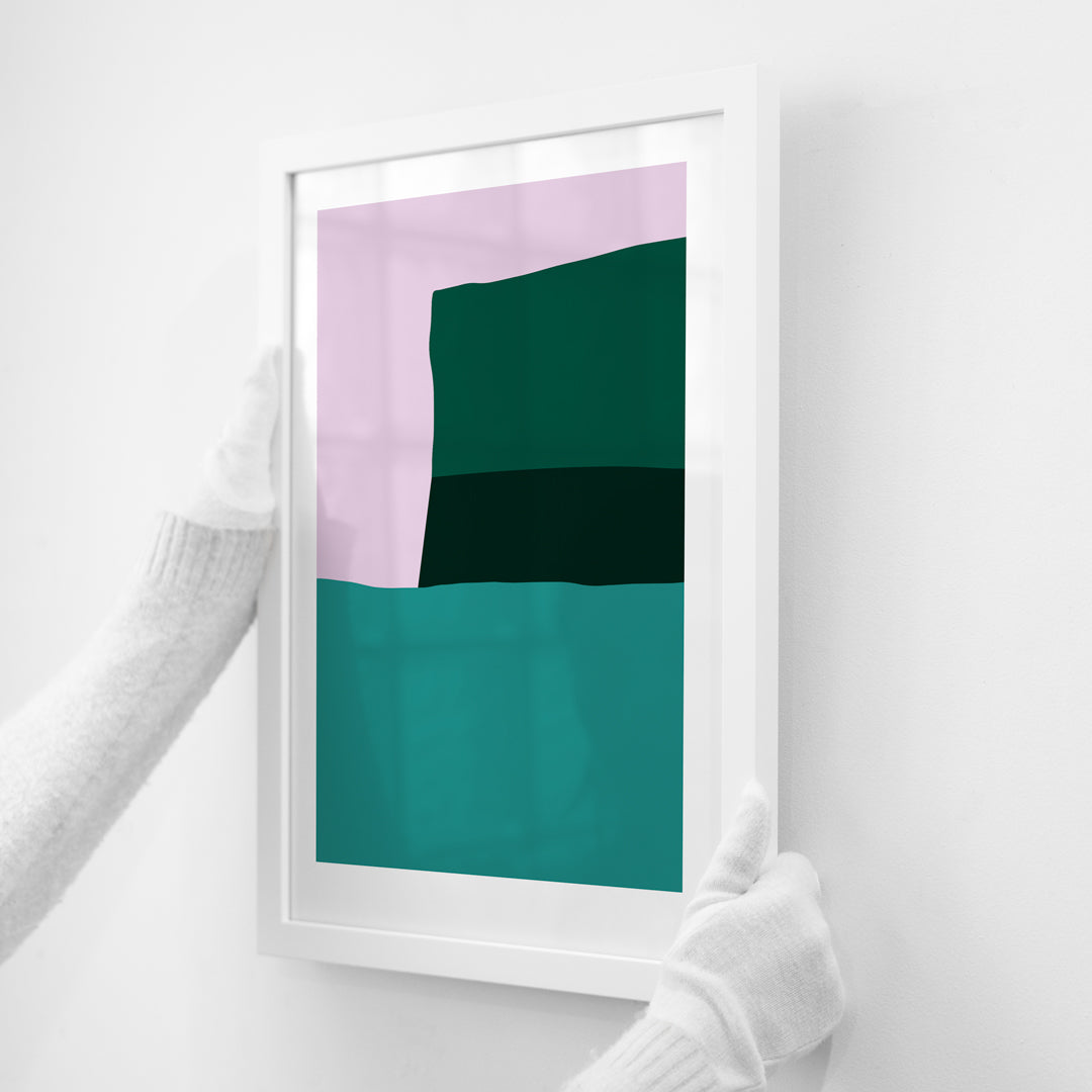 Epson Enhanced Matte | SIMPLE FRAMED + STANDARD GLASS | White Skinny 