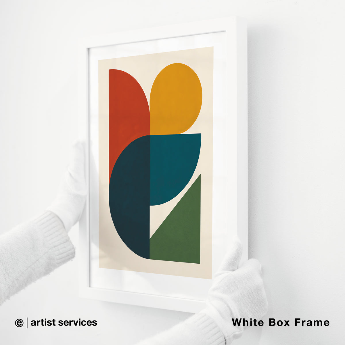 Hahnemuhle German Etching | SIMPLE FRAMED + STANDARD GLASS | White Box Frame