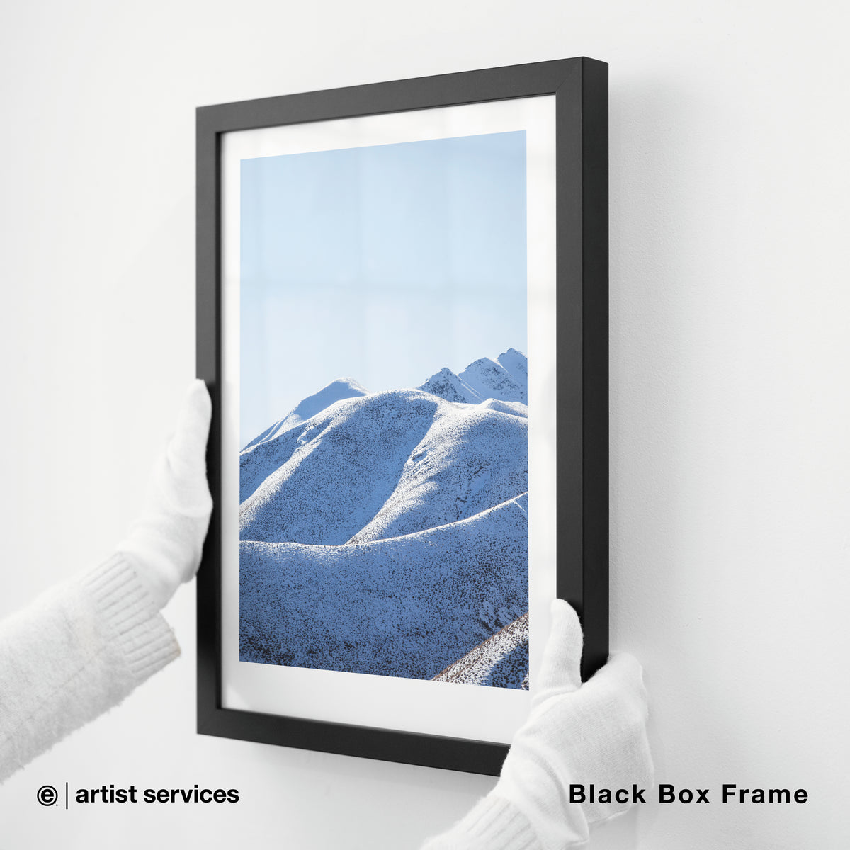 Hahnemuhle Photo Rag | SIMPLE FRAMED + STANDARD GLASS | Black Box Frame