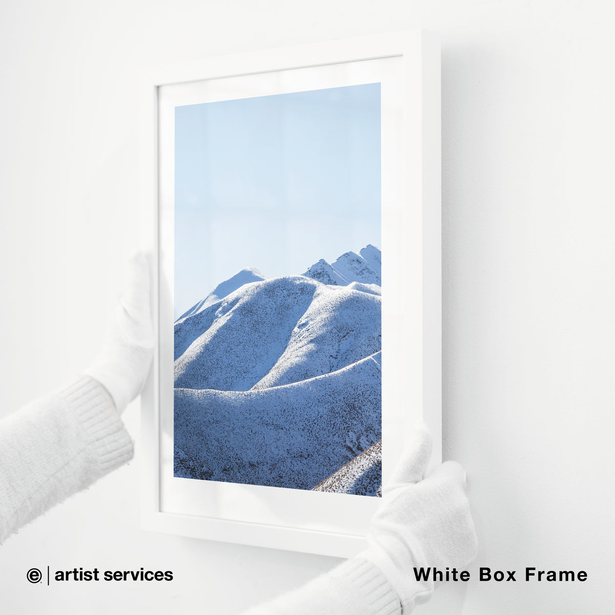 Hahnemuhle Photo Rag | SIMPLE FRAMED + STANDARD GLASS | White Box Frame