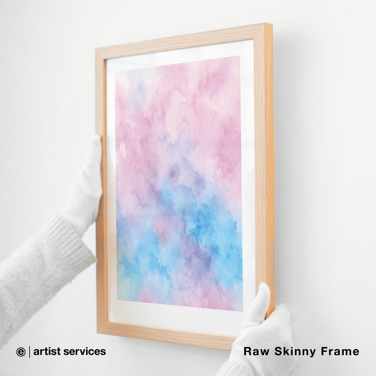 Textured Matte | SIMPLE FRAMED + STANDARD GLASS | Raw Skinny Frame