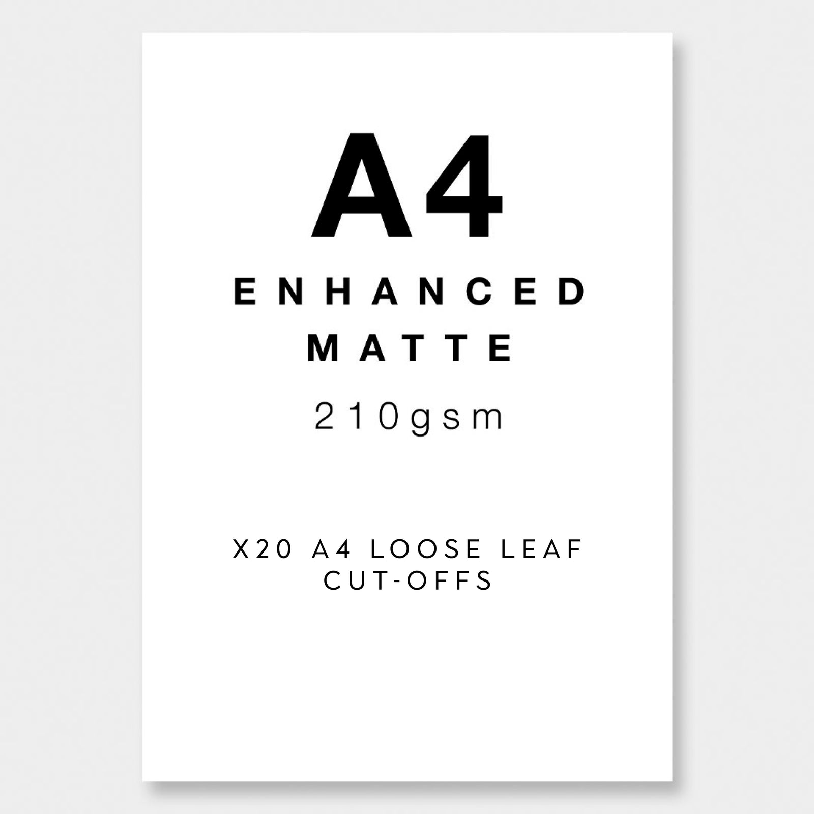 Enhanced Matte Paper Off-cuts Pack