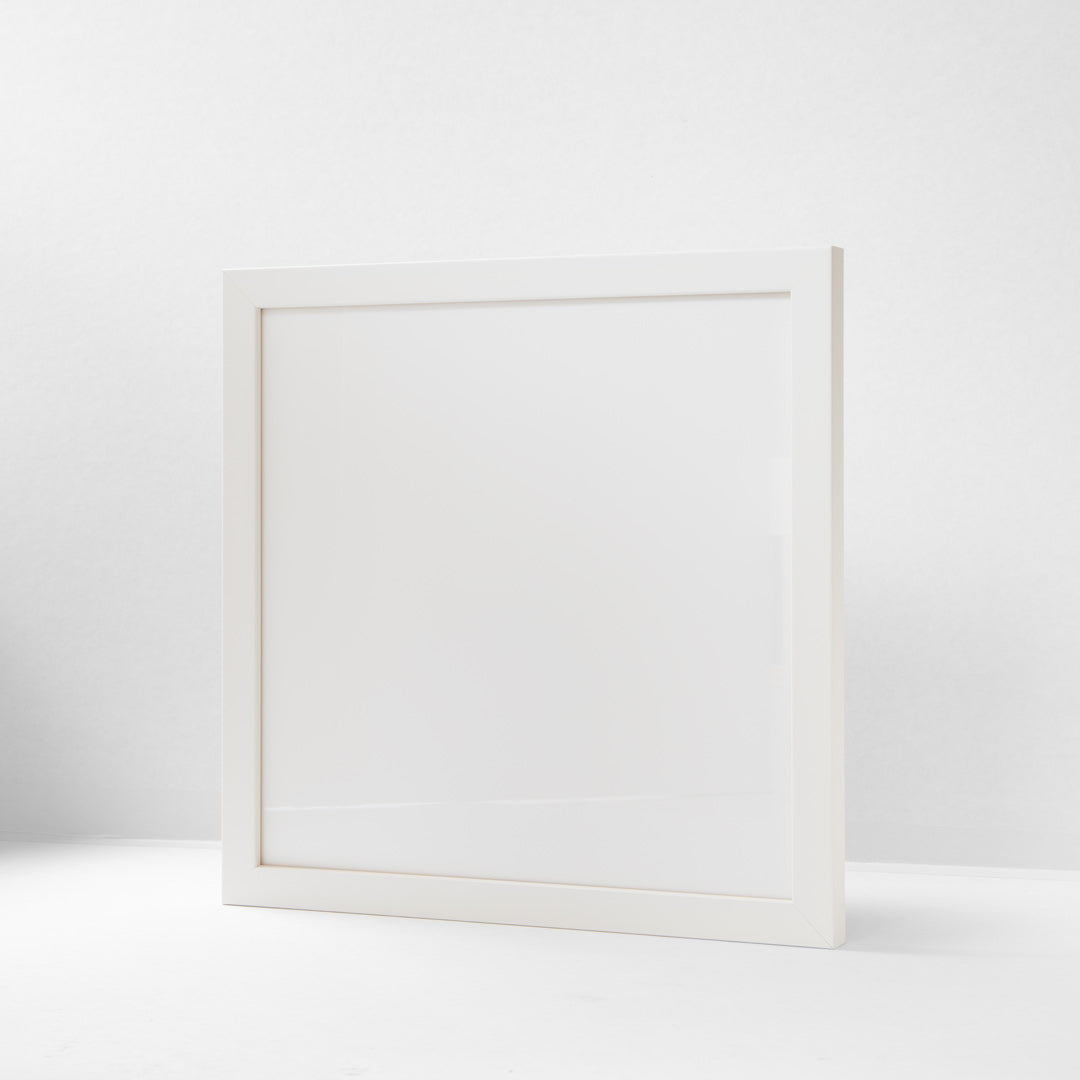 Skinny Square Frame - White