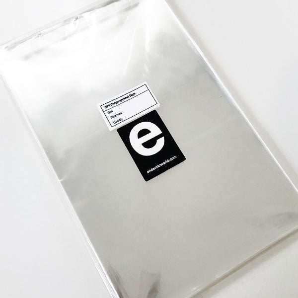 A6 Crystal Clear Print Bags for Art Prints