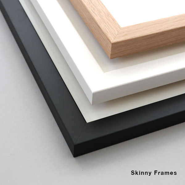 Skinny Black Frames for Art